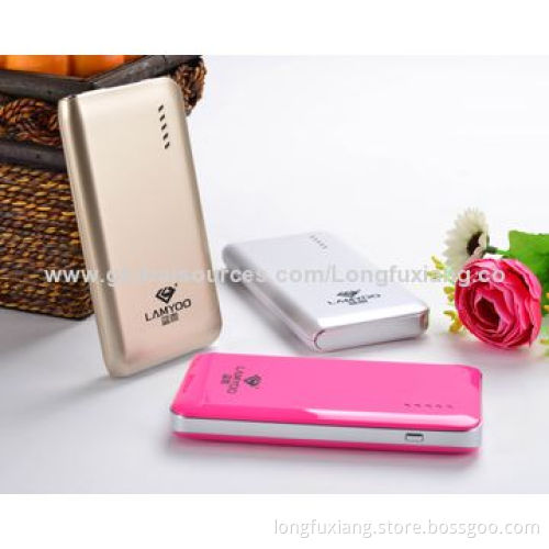 New arrival portable dual USB port power bank, 8000mAh for all digital devices